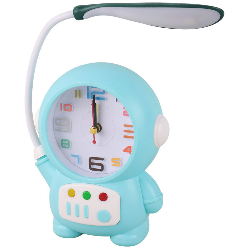 چراغ مطالعه فانتزی طرح ساعت Astronaut Alarm Clock NO.CD260