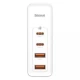 شارژر دیواری فست شارژ Baseus Gan2 Pro CCGAN2P-L0 4Port 5A QC3.0 PD 100W + کابل تبدیل تایپ سی