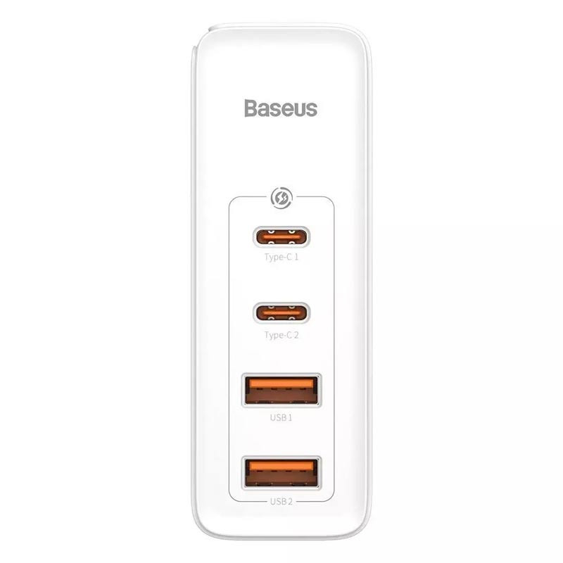 شارژر دیواری فست شارژ Baseus Gan2 Pro CCGAN2P-L0 4Port 5A QC3.0 PD 100W + کابل تبدیل تایپ سی