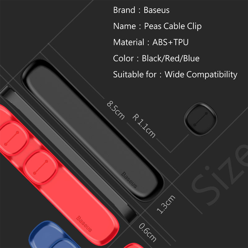 گیره نگهدارنده کابل باسئوس Baseus ACWDJ-0