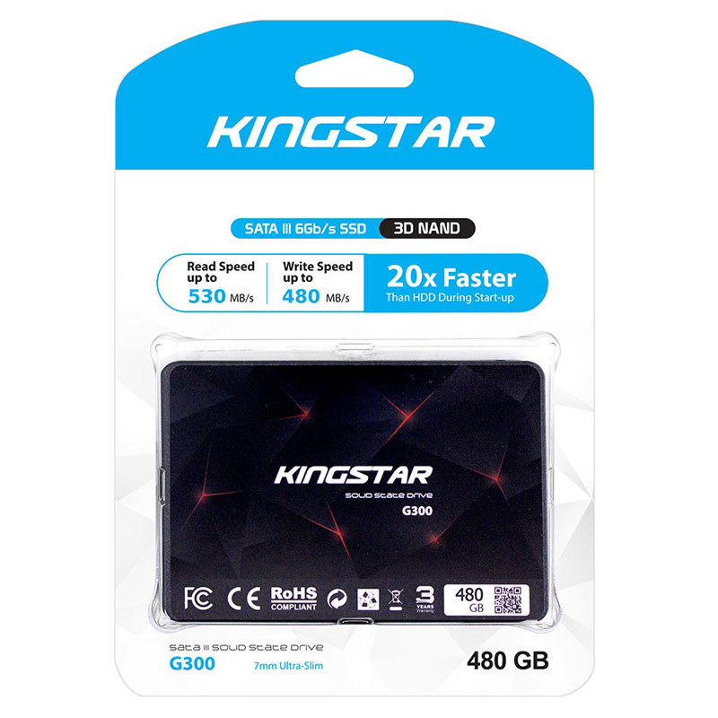 حافظه SSD کینگ استار KingStar G300 480GB