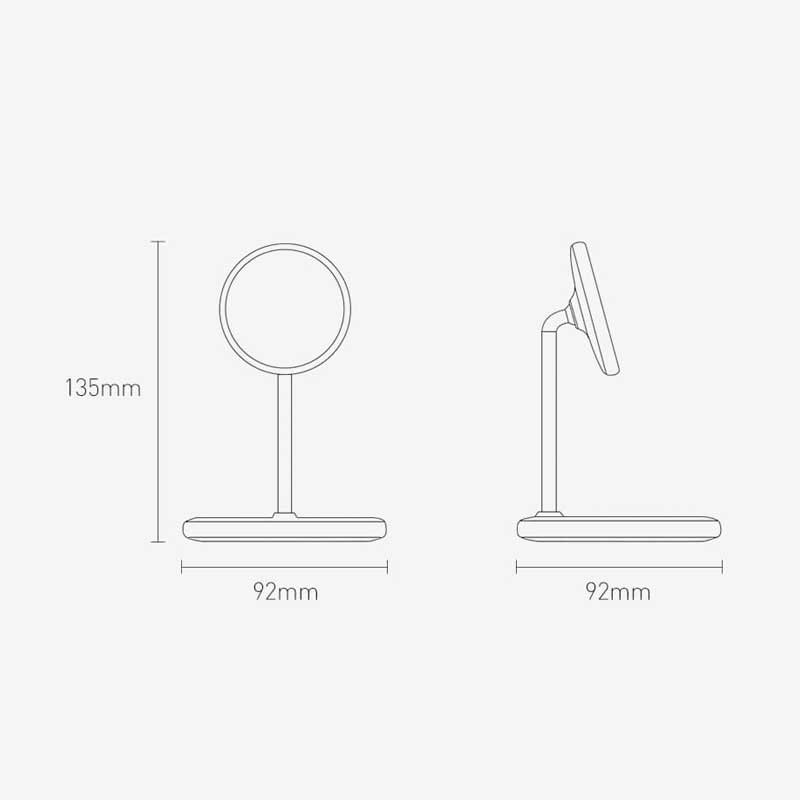 هولدر و شارژر وایرلس Baseus WXSW-0 15W