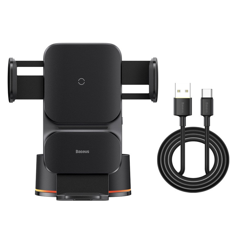 هولدر و شارژر وایرلس Baseus Wisdom Auto CGZX00010&nbsp;15W