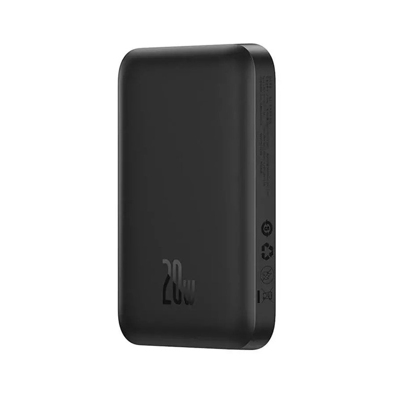 پاور بانک بی سیم فست شارژ باسئوس Magnetic Mini PPCX13000 PD 20W ظرفیت 6000 میلی آمپر ساعت
