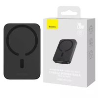 پاور بانک بی سیم فست شارژ باسئوس Magnetic Mini PPCX13000 PD 20W ظرفیت 6000 میلی آمپر ساعت