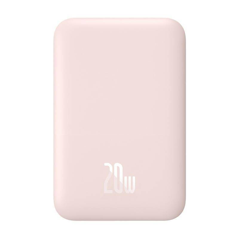 پاور بانک بی سیم فست شارژ باسئوس Magnetic Mini PPCX13000 PD 20W ظرفیت 6000 میلی آمپر ساعت