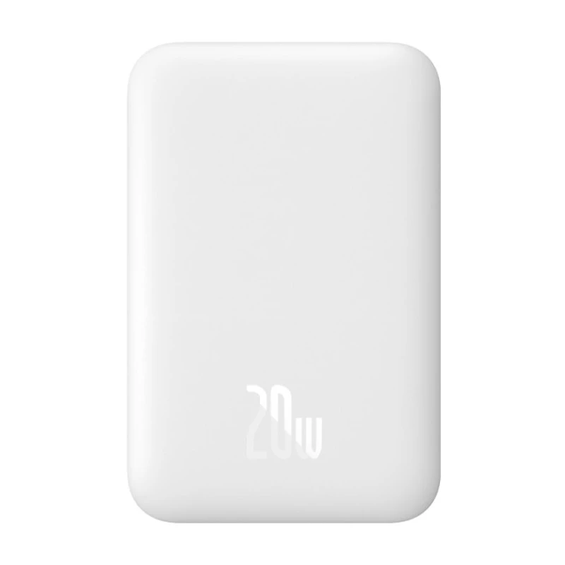پاور بانک بی سیم فست شارژ باسئوس Magnetic Mini PPCX13000 PD 20W ظرفیت 6000 میلی آمپر ساعت