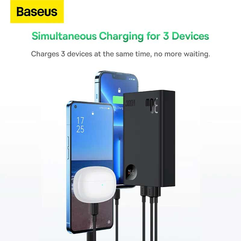 پاور بانک فست شارژ 20000 باسئوس Baseus Adaman PPAD0 PD 30W