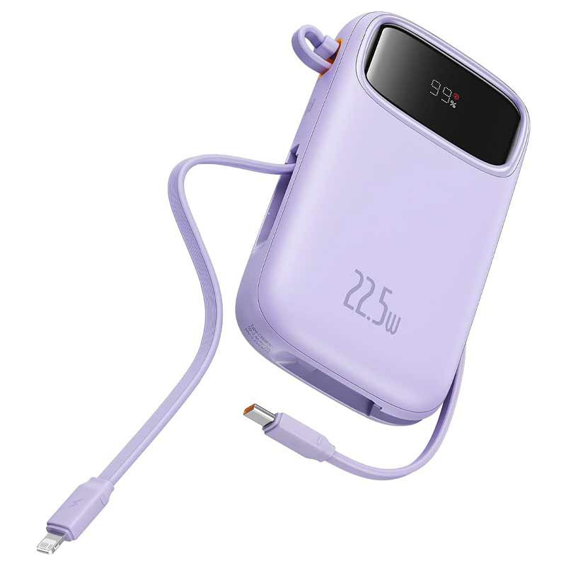 پاور بانک فست شارژ باسئوس QPOW2 P1005500 PD 22.5W ظرفیت 10000 میلی آمپر ساعت