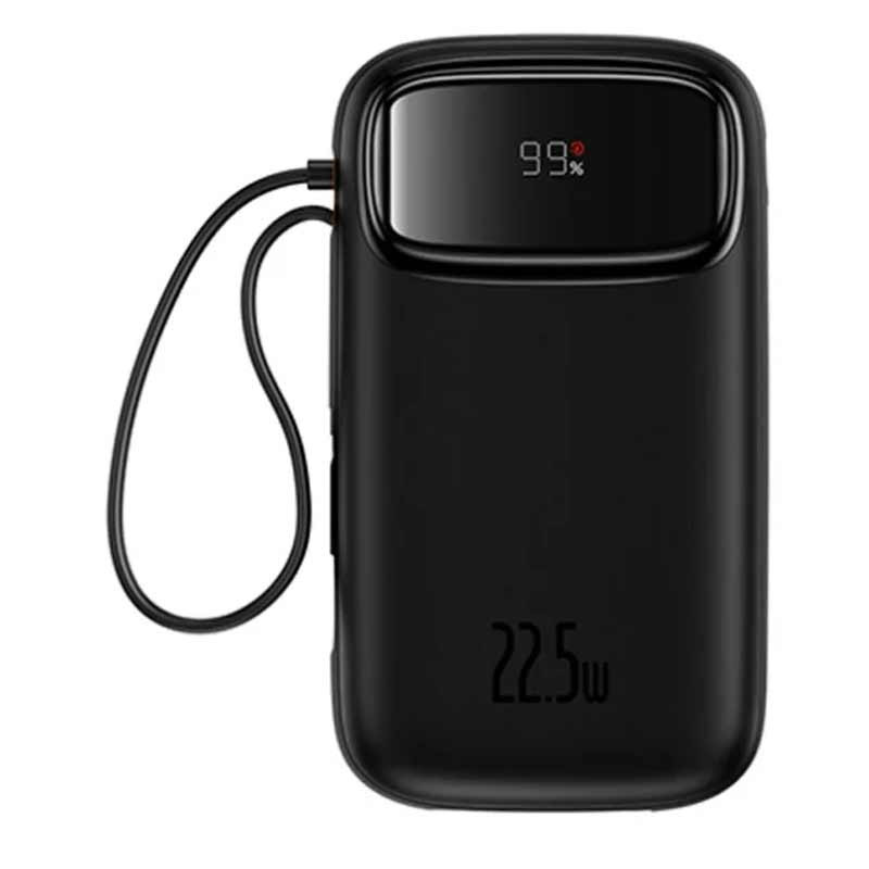 پاور بانک فست شارژ باسئوس QPOW2 P1005500 PD 22.5W ظرفیت 10000 میلی آمپر ساعت