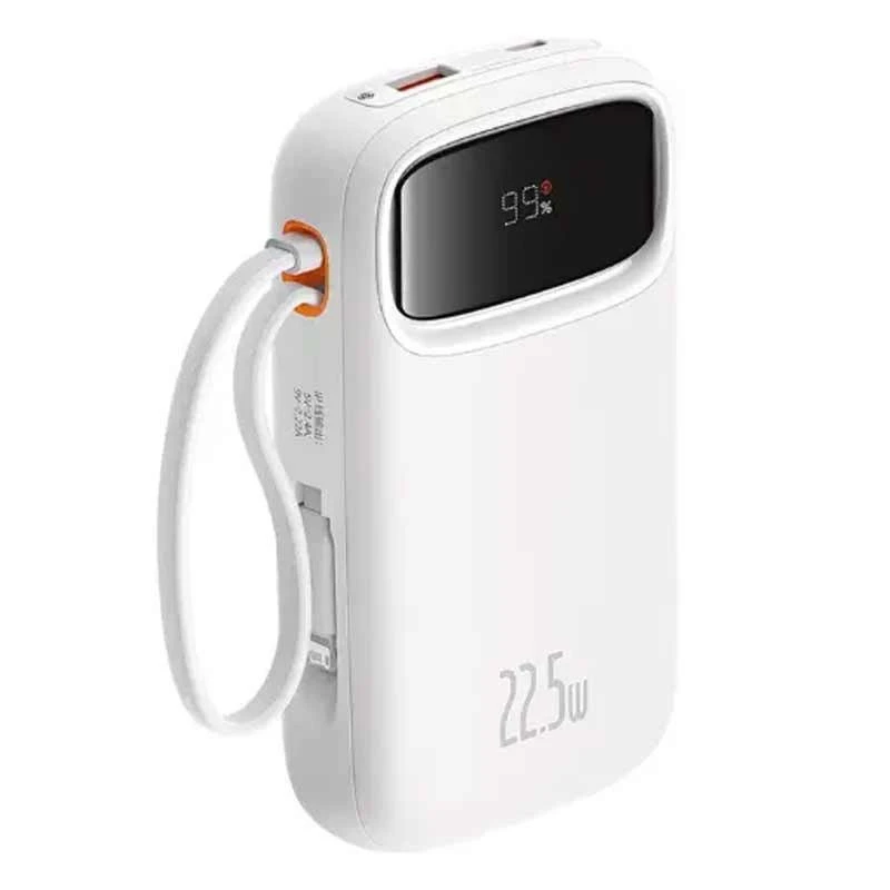 پاور بانک فست شارژ باسئوس QPOW2 P1005500 PD 22.5W ظرفیت 10000 میلی آمپر ساعت