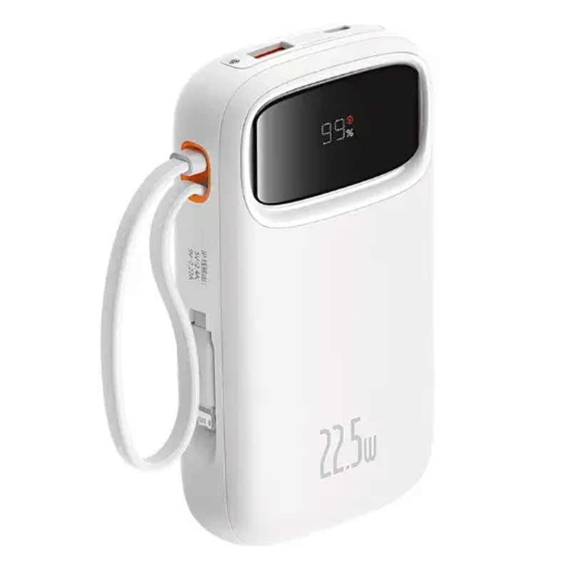 پاور بانک فست شارژ باسئوس QPOW2 P1005500 PD 22.5W ظرفیت 10000 میلی آمپر ساعت