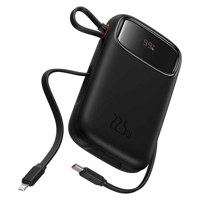 پاور بانک فست شارژ باسئوس QPOW2 P1005500 PD 22.5W ظرفیت 10000 میلی آمپر ساعت