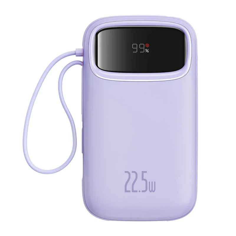 پاور بانک فست شارژ باسئوس QPOW2 P1005500 PD 22.5W ظرفیت 10000 میلی آمپر ساعت