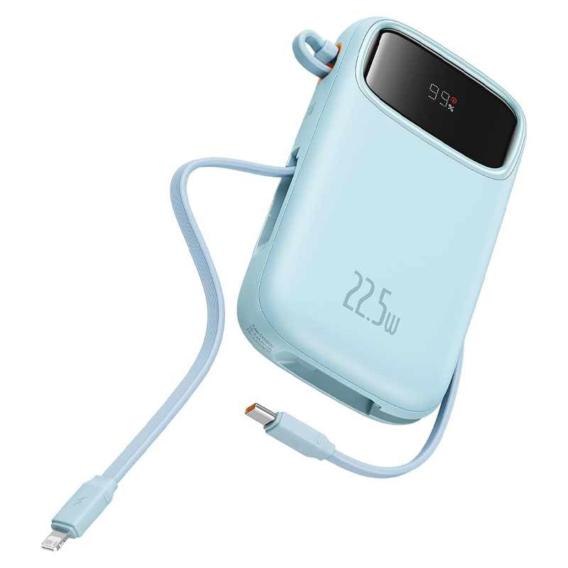 پاور بانک فست شارژ باسئوس QPOW2 P1005500 PD 22.5W ظرفیت 10000 میلی آمپر ساعت