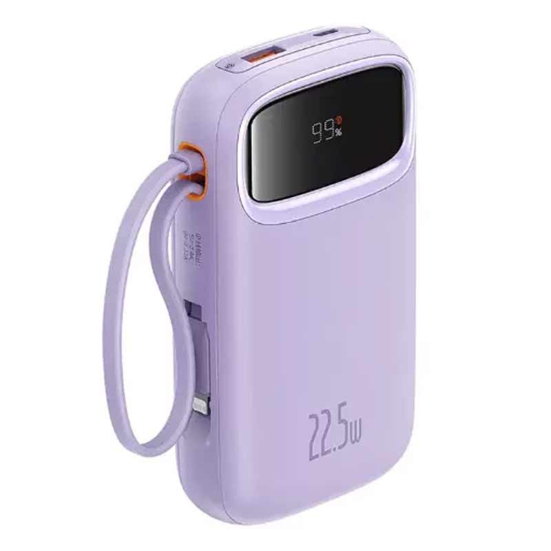 پاور بانک فست شارژ باسئوس QPOW2 P1005500 PD 22.5W ظرفیت 10000 میلی آمپر ساعت