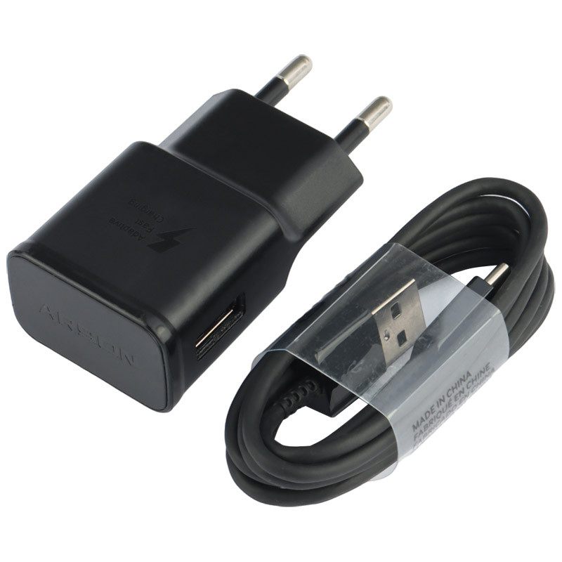 شارژر دیواری فست شارژ Arson AN-S10 Plus 2A 15W + کابل تایپ سی