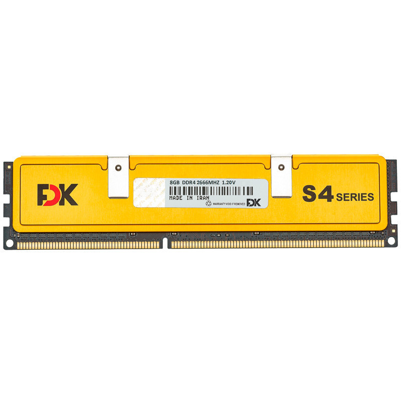 رم کامپیوتر FDK S4 DDR4 8GB 2666MHz CL19 Single