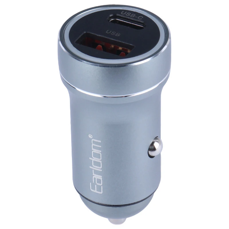 شارژر فندکی فست شارژ Earldom ES-CC29 QC3.0 PD 3A 30W + کابل تایپ سی