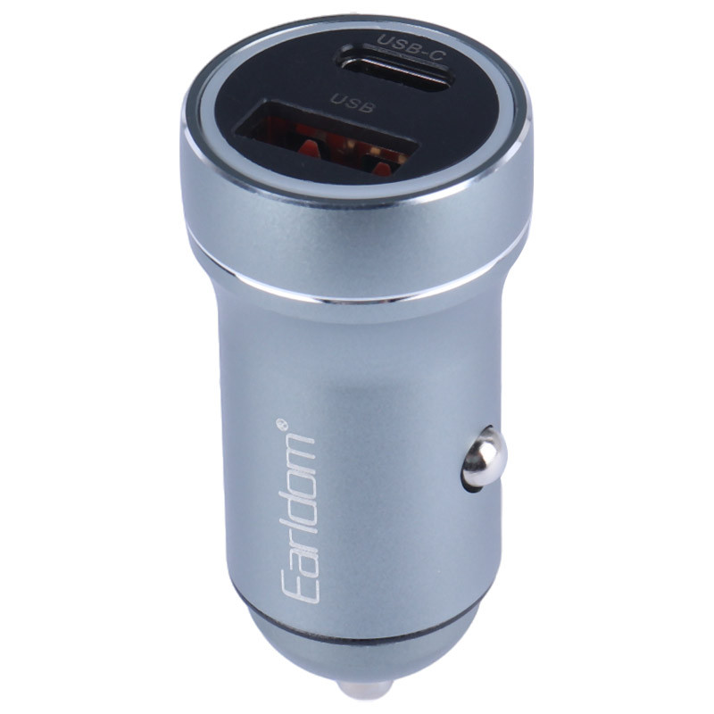 شارژر فندکی فست شارژ Earldom ES-CC29 QC3.0 PD 3A 30W + کابل تایپ سی