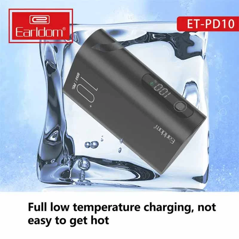 پاوربانک فست شارژ 10000 ارلدام Earldom ET-PD10 QC3.0 PD 22.5W