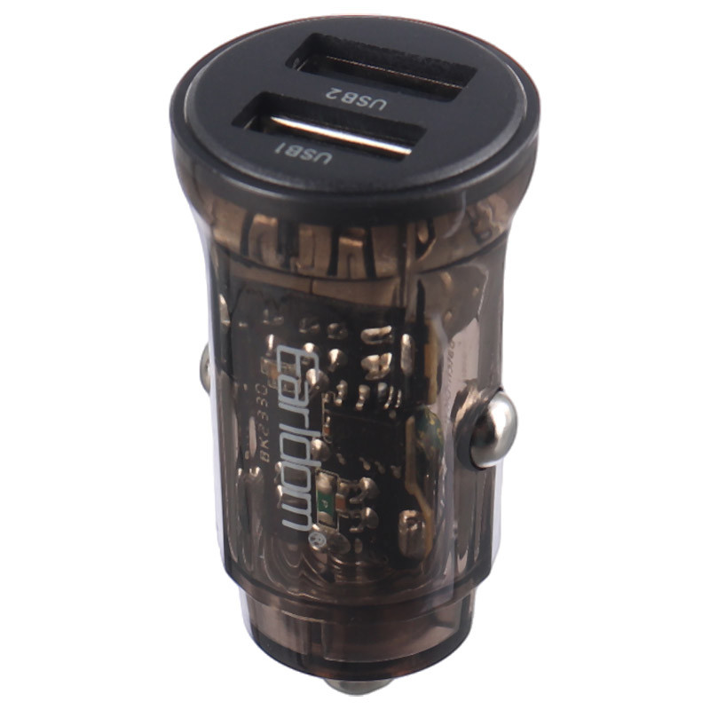 شارژر فندکی فست شارژ Earldom ES-CC24 3.4A 15W + کابل آیفونی