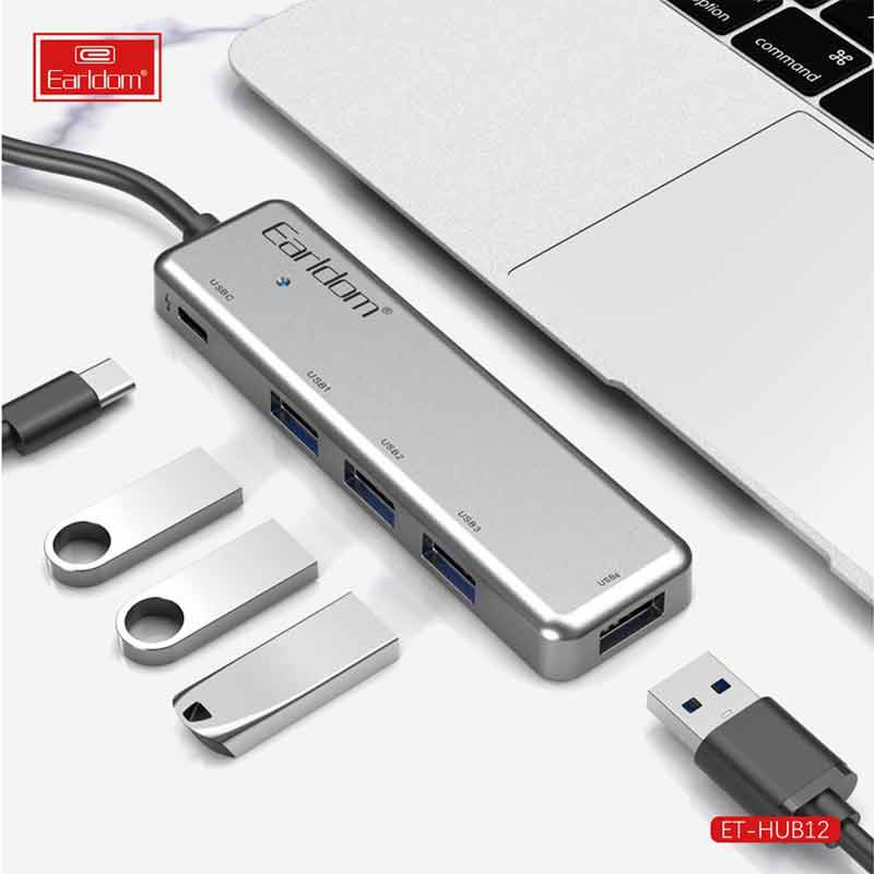هاب 5 پورت USB2.0 ارلدام ET-HUB12