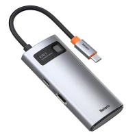 هاب 4 پورت Type-C باسئوس Metal Gleam Series CAHUB-CY0G