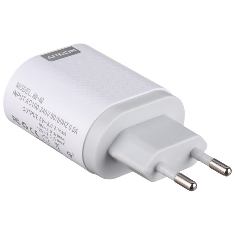 کلگی فست شارژ Arson AN-4Q 4Port QC3.0 PD 3A 18W
