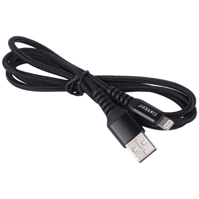 کابل آیفونی فست شارژ Earldom EC-121i 2.1A 1m