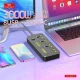 چند راهی 4 خانه برق ارت دار ارلدام ES-SC11 با کابل 2 متری + شارژر USB و Type-C