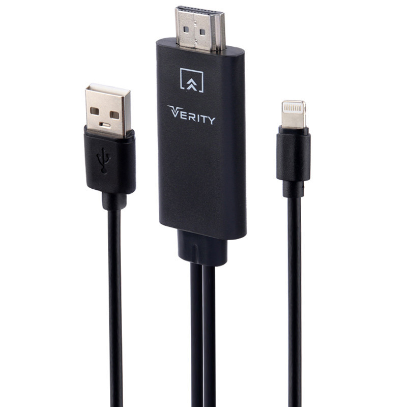 کابل تبدیل Verity V-HD13 Lightning To HDMI 2m