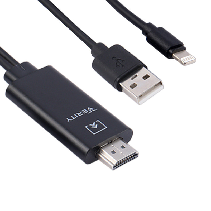 کابل تبدیل Verity V-HD13 Lightning To HDMI 2m