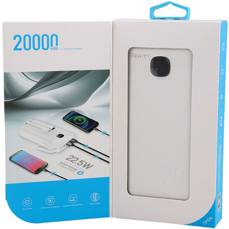 پاور بانک فست شارژ 20000 وریتی Verity V-PH145W-20PD QC3.0 PD 22.5W