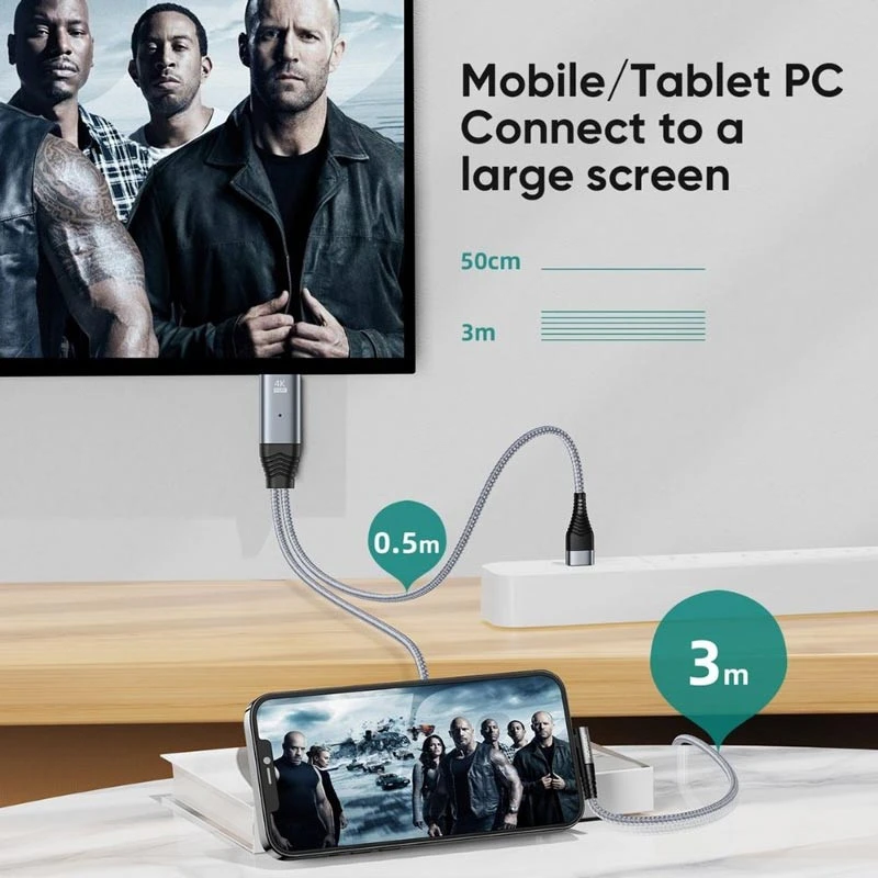 کابل تبدیل Joyroom SY-35L1 Lightning To HDMI 3m