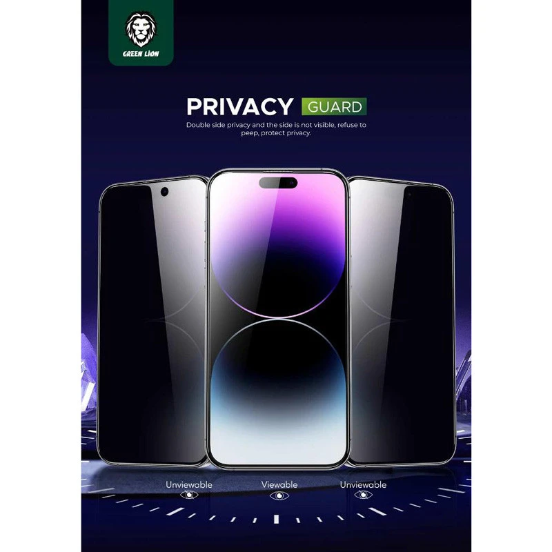 گلس Privacy گرین لاین iPhone 15 Pro Max