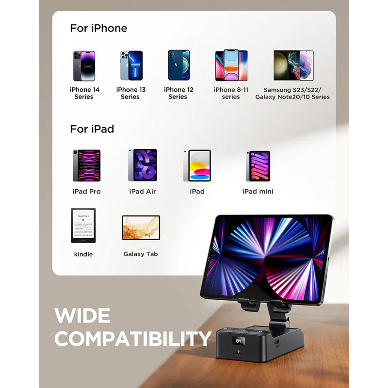 اسپیکر بلوتوثی و هولدر موبایل و تبلت Joyroom JR-MH01