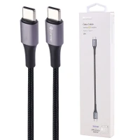 کابل تبدیل کوتاه Parmp Type-C to Type-C 3A 60W 30cm