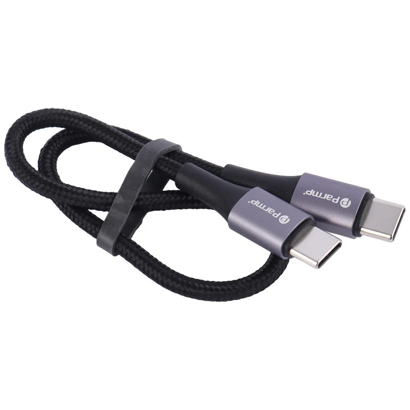 کابل تبدیل کوتاه Parmp Type-C to Type-C 3A 60W 30cm