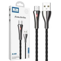 کابل میکرو یو اس بی فست شارژ Earldom EC-124M 2.4A 1m