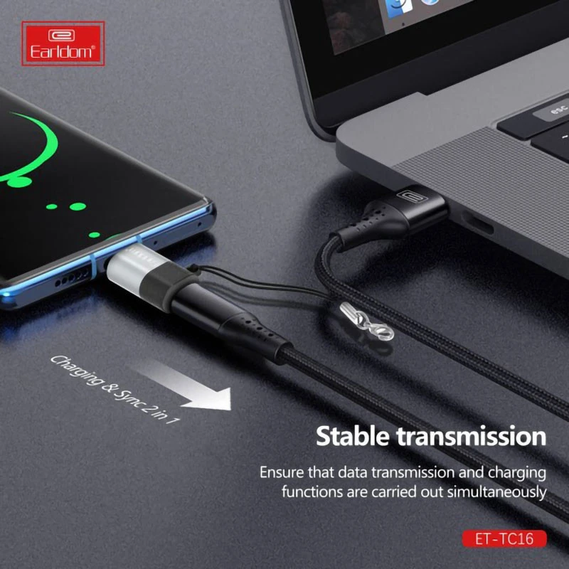 تبدیل Earldom ET-TC16 OTG MicroUSB To Lightning