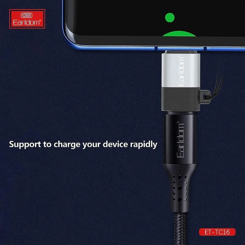 تبدیل Earldom ET-TC16 OTG MicroUSB To Lightning