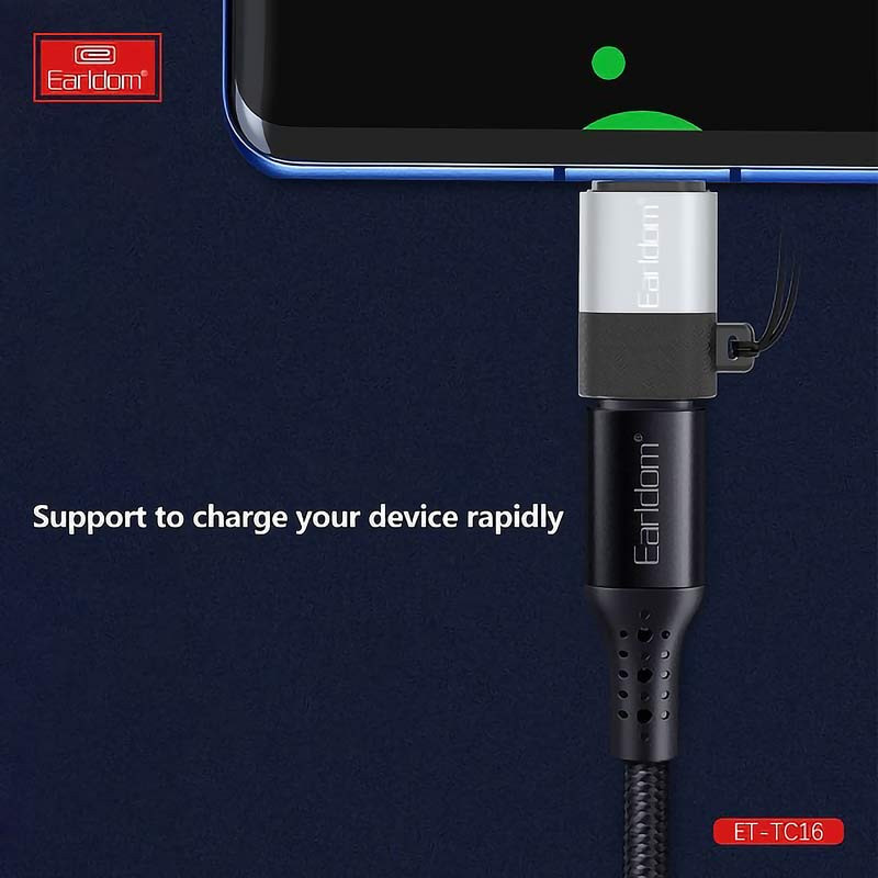تبدیل Earldom ET-TC16 OTG MicroUSB To Lightning