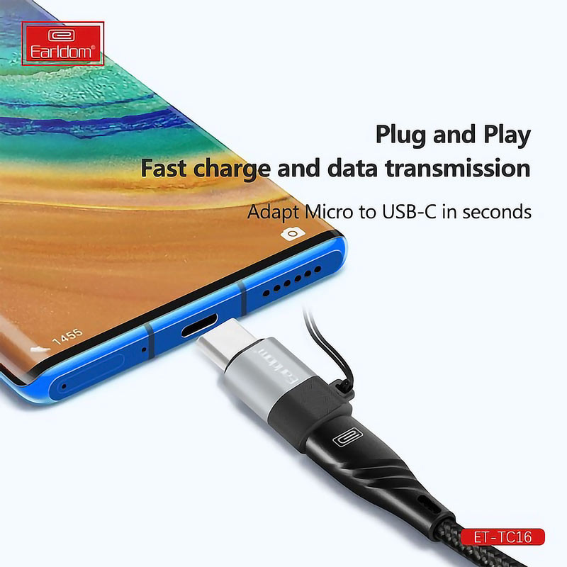 تبدیل Earldom ET-TC16 OTG MicroUSB To Lightning