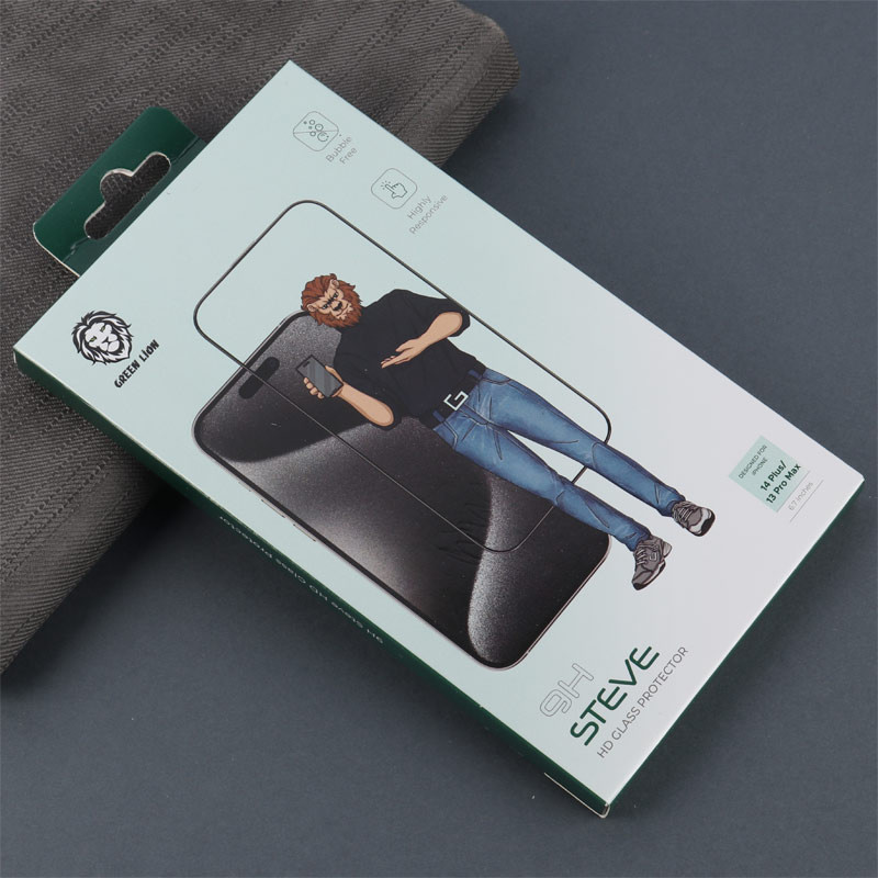 گلس تمام چسب Green Lion Steve آیفون iPhone 14 Plus / 13 Pro Max