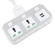 چند راهی 2 خانه برق ارلدام ES-SC08 + شارژر USB