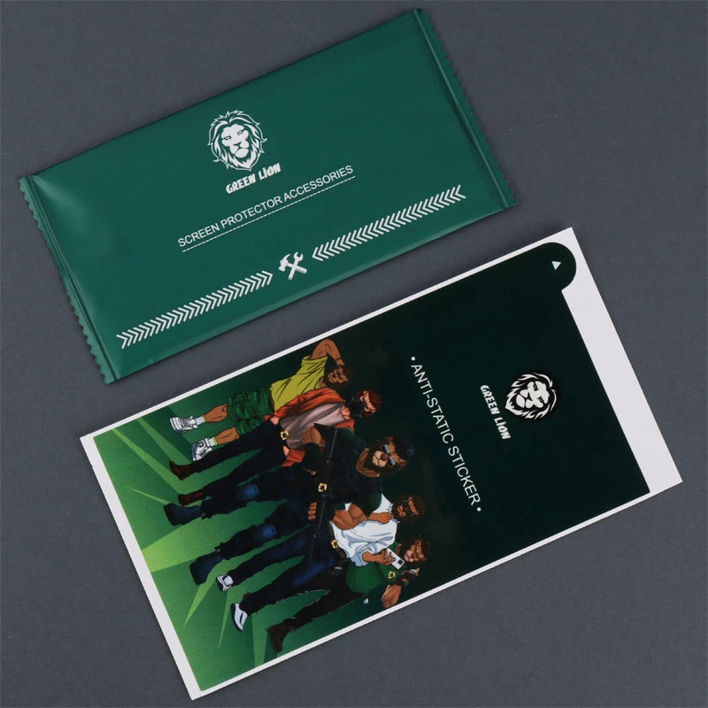گلس تمام چسب +Green Lion Silicone آیفون iPhone 14 / 13 Pro / 13