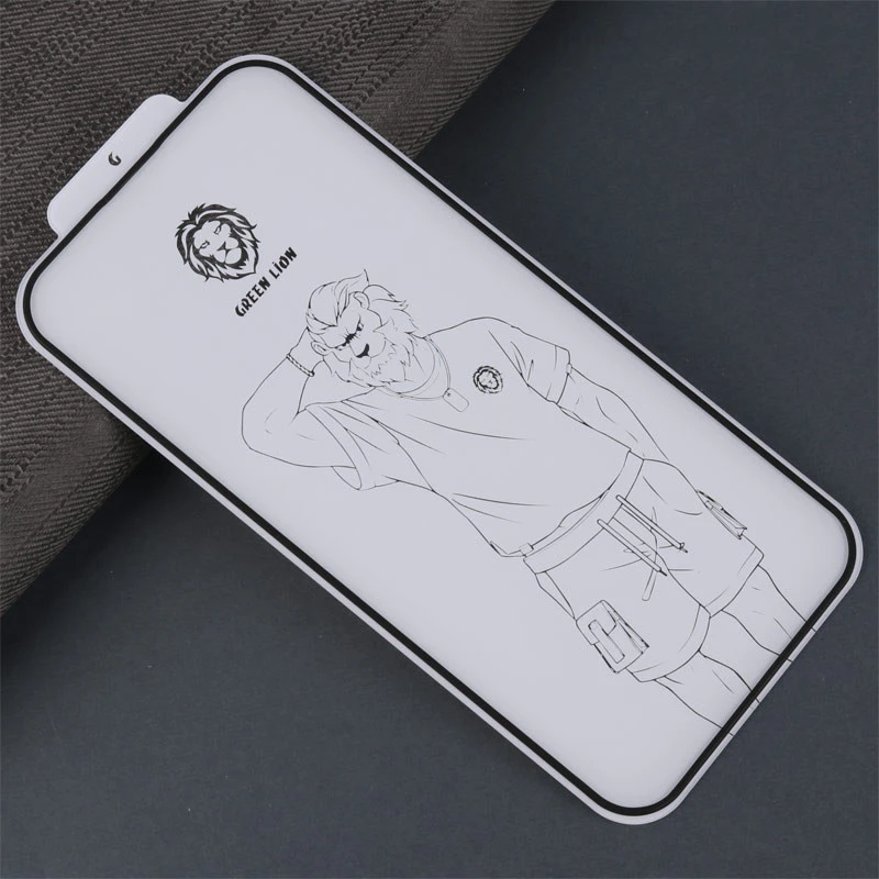 گلس تمام چسب +Green Lion Silicone آیفون iPhone 14 Pro