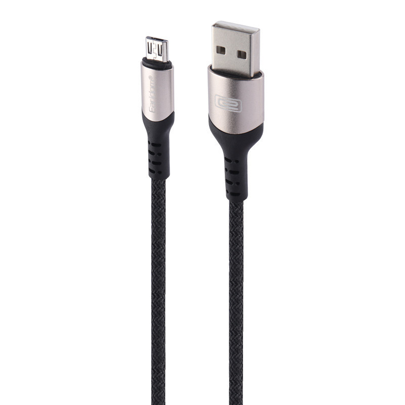 کابل میکرو یو اس بی فست شارژ Earldom EC-107M 2.4A 1m