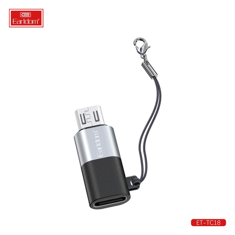 تبدیل Earldom ET-TC18 OTG Type-C To MicroUSB